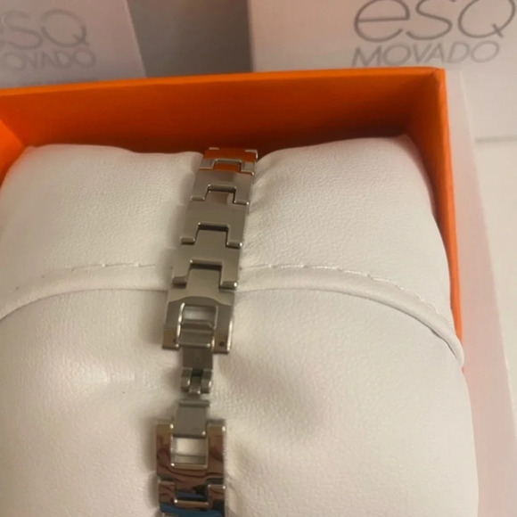Movado ESQ Contempo Gold‎ and Silver Watch​ NIB main image 6